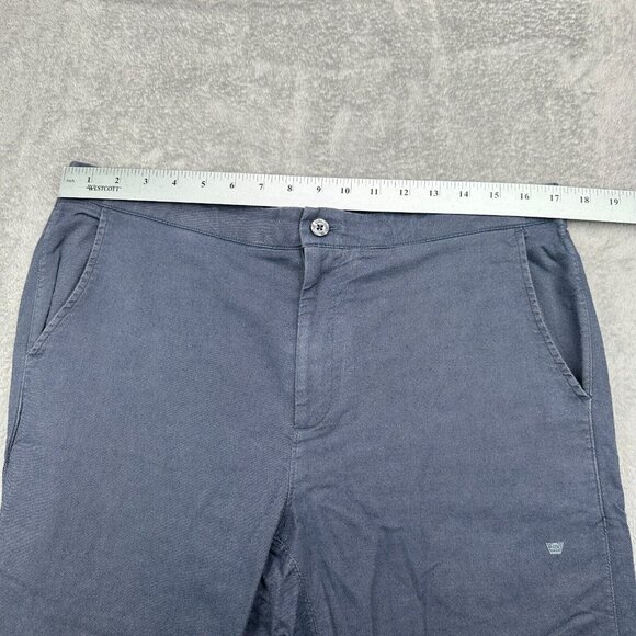 Mack Weldon Jogger Pants Mens Large Blue Pockets Tapered Stretch Drawstring - Picture 9 of 15